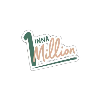One inna Million Kiss-Cut Stickers