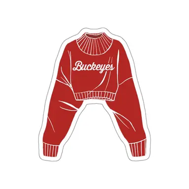 Buckeyes Sweater Sticker