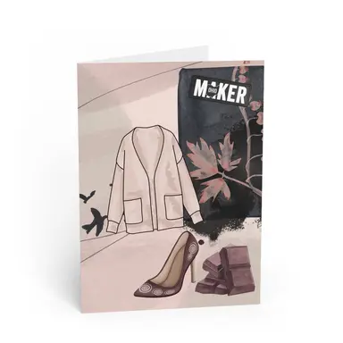 Pretty Cozy Ohio Maker Card