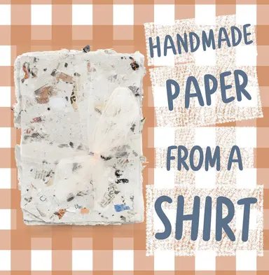 Upcycled T-Shirt Handmade Paper