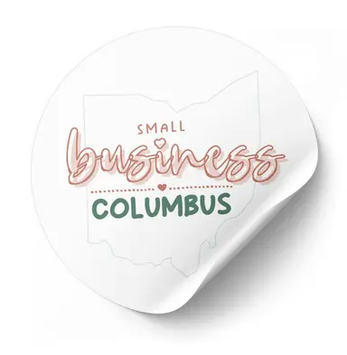 Columbus Small Business | Round Sticker