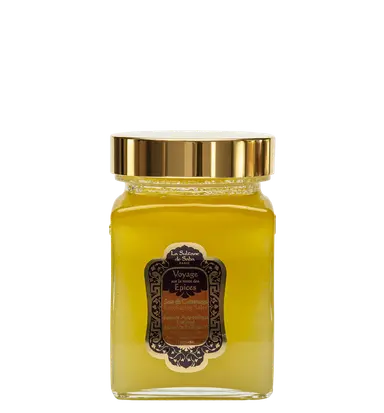 Exfoliating Salts – Ayurvedic Treatment Amber Vanilla Patchouli – Journey to the Spices Route