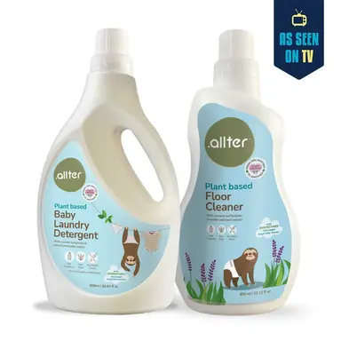 Combo Nước giặt & Chất tẩy rửa sàn em bé .allter