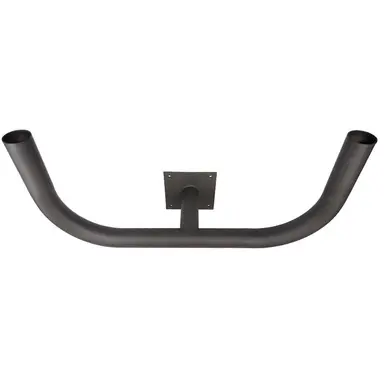 Double 180° Wall Mount Bracket with 2-3/8" O.D. Tenon
