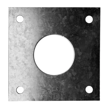 Screw Positioning Plate For 30 FT Steel Square Light Poles