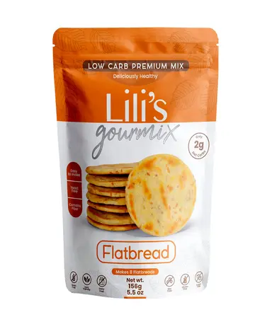 Lili’s Gourmix Flat Bread Sugar & Gluten Free; Keto Low Carb Baking Mix; 5.5 oz - 156 g no