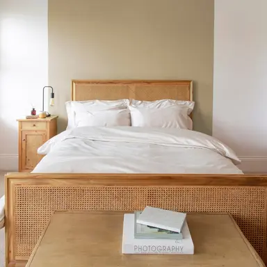 300TC Organic Sateen Bedding Set – Smooth Luxury in Certified Cotton - Driftwood