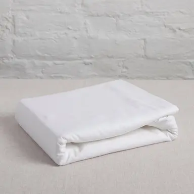 300TC Organic Sateen Flat Sheet – Gentle Softness in Certified Cotton - Sea Salt