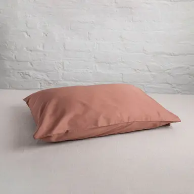 300TC Organic Sateen Standard "Housewife" Pillowcase – Buttery Cotton with Luxe Feel - Dune Shadow