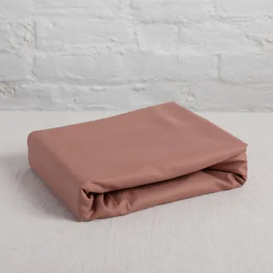 300TC Organic Sateen Flat Sheet – Gentle Softness in Certified Cotton - Dune Shadow
