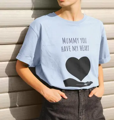 Mummy You Have My Heart Relaxed Tee