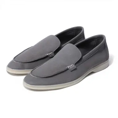 Horizon Classic - Stone Grey Suede Loafer
