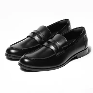 Otto - Black 2-Way Penny Loafer