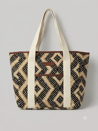 Sahara Grid Tote