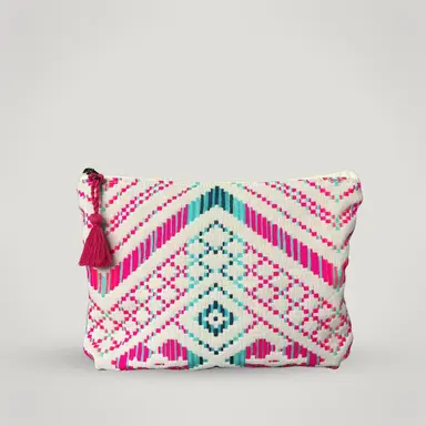 Wildberry Weave Maxi Pouch