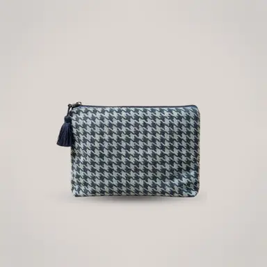 Teal Waves Mini Pouch
