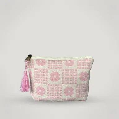 Rosie Check Mini Pouch