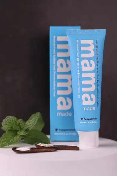 Kem Đánh Răng Bentonite Clay 100% Tự Nhiên | Không Fluoride | Mama Made