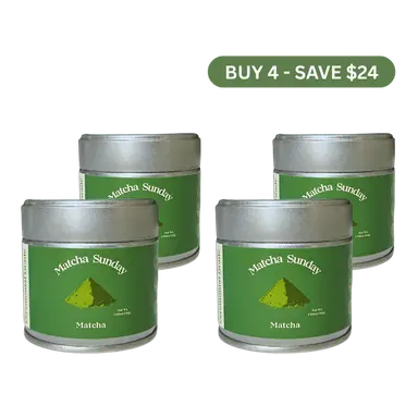 Ceremonial Grade Matcha Powder (30g) - Pack of 4