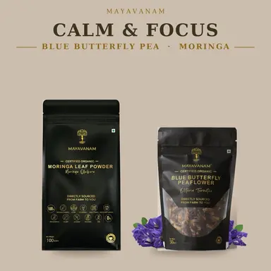 Calm & Focus | Blue Butterfly Pea · Moringa