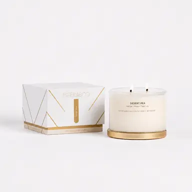 Desert Pea Gold Lid Soy Candle