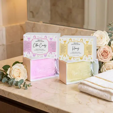 Honey & Cotton Candy Beauty Bar Gift Set | Miklahgiftsets