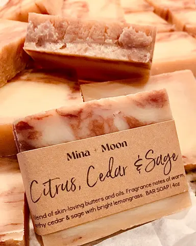 CITRUS, CEDAR & SAGE | bar soap