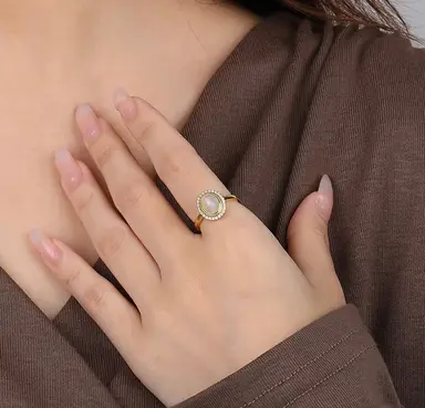 Nhẫn Opal Co giãn được bởi Intricata co.