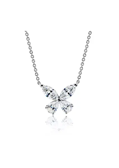 Dây chuyền Moissanite hình bướm The Hagona bởi Intricata co.