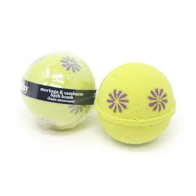 Moringa & Sambucus Natural Bath Bomb