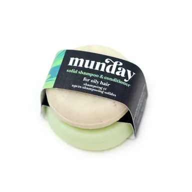Deep Cleansing Shampoo & Conditioner Bar Duo for oily hair
