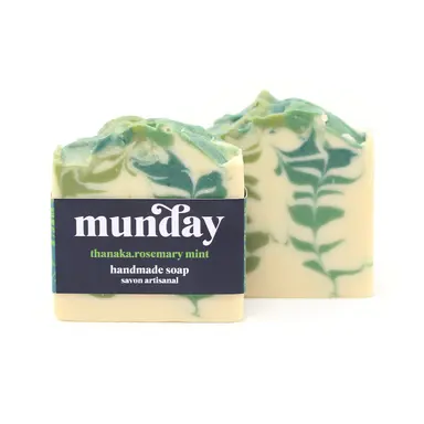 Thanaka & Rosemary Mint Natural Artisan Soap