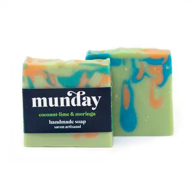 Coconut-Lime & Moringa Natural Artisan Soap
