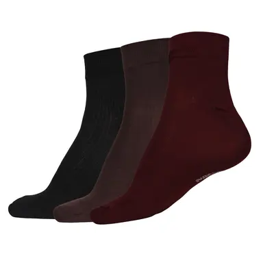 Naturefab Men's Bamboo Ankle Length socks Combo-6 (Pack of 3)