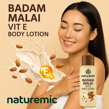 Badam Malai Vitamin E Body Lotion