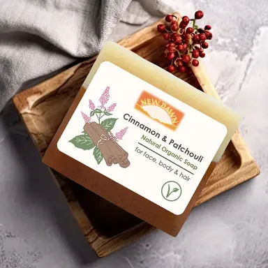 Xà Phòng Hữu Cơ - Quế & Hoắc Hương - 75g x 6