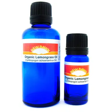 Lemongrass Essential Oil - Organic - 10ml | 50ml x 3
