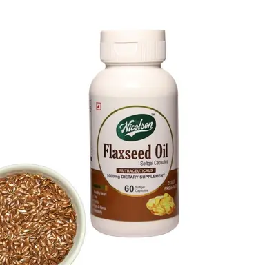 Nicolson Flaxseed Oil Capsules