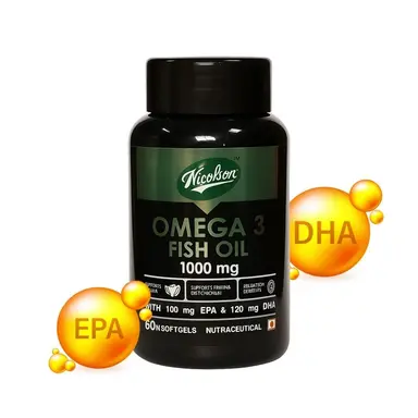 Nicolson Omega 3 Fish Oil Capsules
