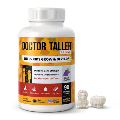 Doctor Taller Kids Multivitamin, Ages 2-9, Grape, 90 Chewables