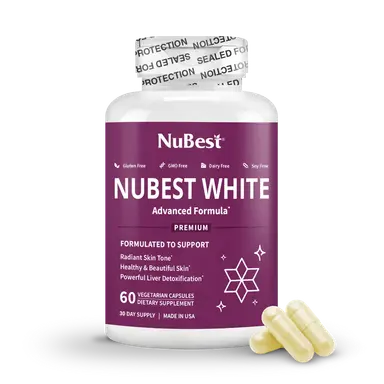 NuBest White - Skin Brightening Formula - 60 Vegan Capsules