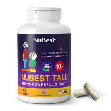 NuBest Tall 10+, Powerful Growth Support for Teens - 60 Capsules