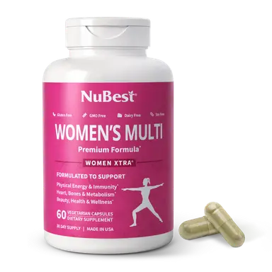 NuBest Women’s Multi - Women’s Vitality & Well-Being, 60 Vegan Capsules
