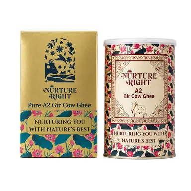 Nurture Right A2 Gir Cow Ghee Tin Packing