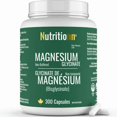 Magnesium Glycinate (300 Capsules)