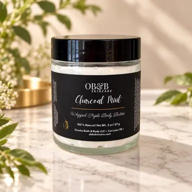 Charcoal Mint Triple Whipped Body Butter