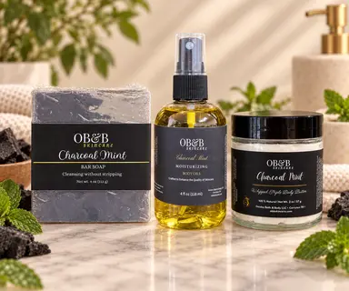 Charcoal Mint Trio