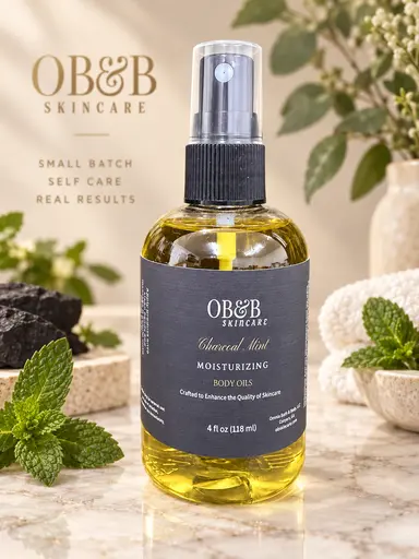Charcoal Mint Body Oil