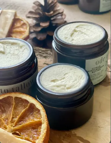 Citrus Wintergreen Tallow Butter