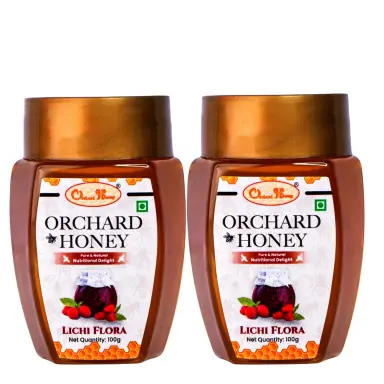 Orchard Lychee Flora Honey 100gm Pack of 2
